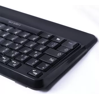 LogiLink Bezvadu tastatūras un peles komplekts - 2.4 GHz - Vācu izkārtojums