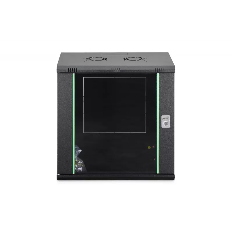 Sienas stiprinājuma skapis DIGITUS Dynamic-N 12U, 600x450 mm (PxD), IP20, atslēgas slēdzene, neizjaukts