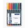 Pastāvīgais marķieris Staedtler 318 WP8 Melns Zils Brūns Zaļš Oranžs Sarkans Violet Dzeltens 8 gab.