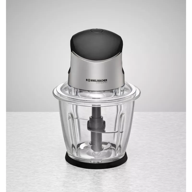 Elektriskais virtuves kombains Rommelsbacher MZ 500 — 1,5 L, 500 W, melns nerūsējošais tērauds