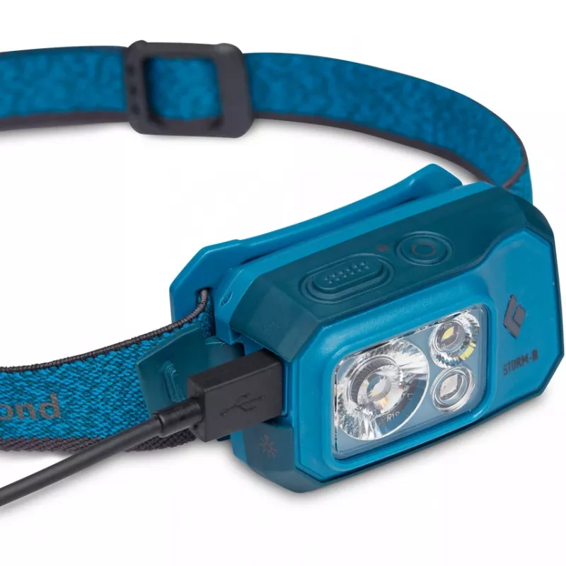 Black Diamond Storm 500-R (Zils) - LED galvaslampa