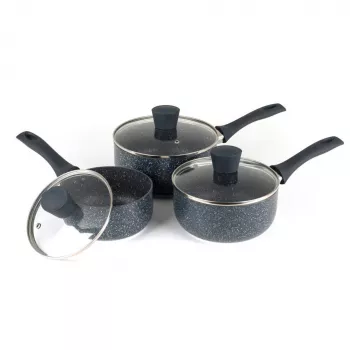 Katlu komplekts Russell Hobbs Nightfall Stone 3-daļīgs 16/18/20 cm nepiedegošs