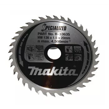Ripzāģa asmens Makita B-33635 13,6 cm 1 gab.