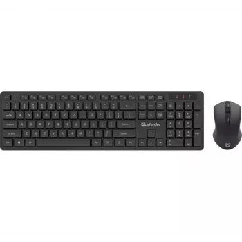 Bezvadu tastatūras un peles komplekts DEFENDER C-993 RF 45996 — RF savienojums, kompakts izkārtojums