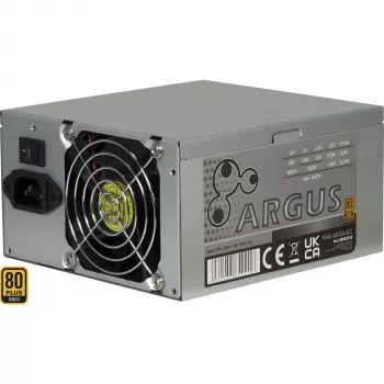 Barošanas bloks INTER-TECH Argus 600AA2 600W 80+ Gold, ATX, viena +12V kopne