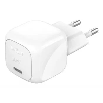 Belkin BoostCharge 30W USB-C ātrais lādētājs balts