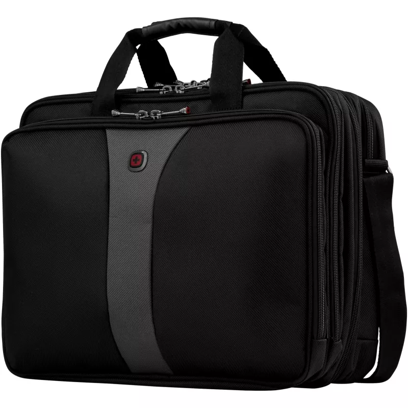 Wenger/SwissGear Legacy 17 portfeļa soma 43.2 cm (17 inch) Melna, Pelēka