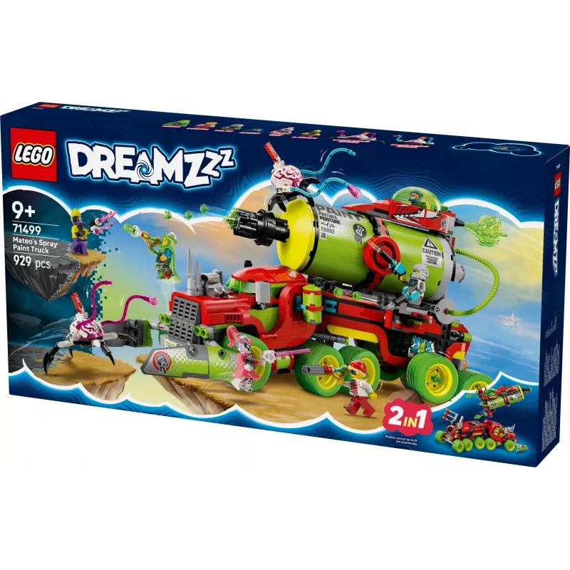 LEGO DREAMZZZ 71499 Mateo krāsu smidzināšanas kravas automašīna