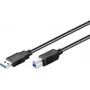 Wentronic 93655 USB kabelis melns
