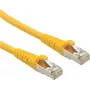 ROLINE Patch-Cable RJ-45 (Tēviņš) uz RJ-45 (Tēviņš) 50 cm SFTP CAT 6a Dzeltens (21.15.2820)
