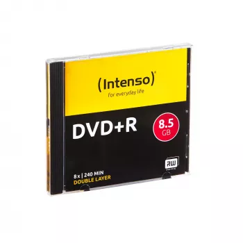 Intenso 5 x DVD+R DL 8,5 GB 8x kastītē (Jewel Case) (4311245)