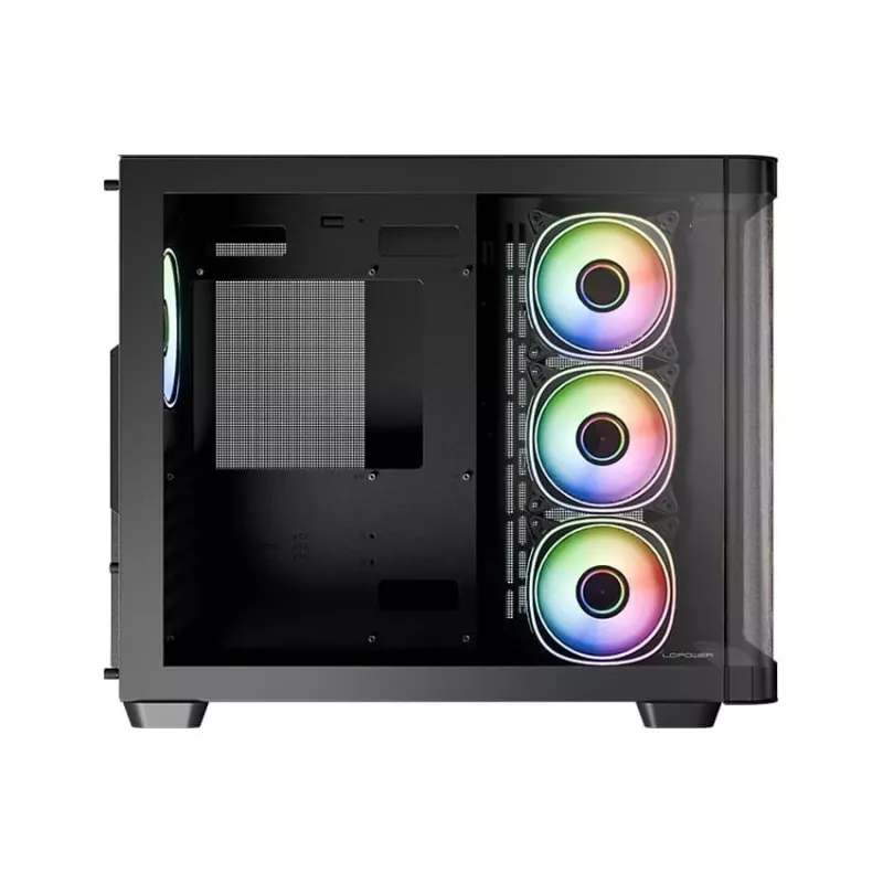 Datora korpuss LC-Power LC-8001B-ON Midi Tower Melns