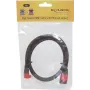 HDMI kabelis DeLOCK 1m HDMI Type A standarta melns sarkans