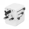Ceļojumu lādētājs GEMBIRD TPA-1A2C20-01-W — 20 W, USB-A (18 W) + 2× USB-C (20 W), E tipa kontaktdakša, balts