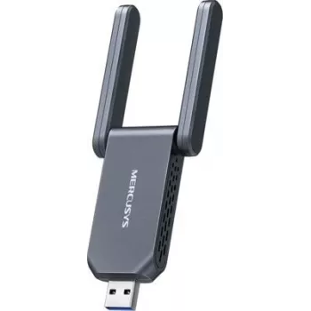 Bezvadu USB adapteris MERCUSYS MA37BEH — augstas pastiprinājuma Wi-Fi 7 (BE6500) USB-C/USB-A saderība