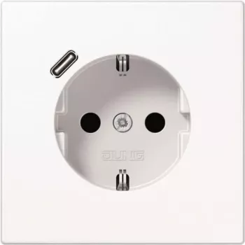 JUNG Schuko kontaktligzda ar USB LS1520-18CWW Tip C (LS1520-18CWW)