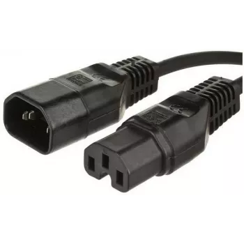 Microconnect PE011410 barošanas kabelis melns 1 m C14 savienotājs C15 savienotājs
