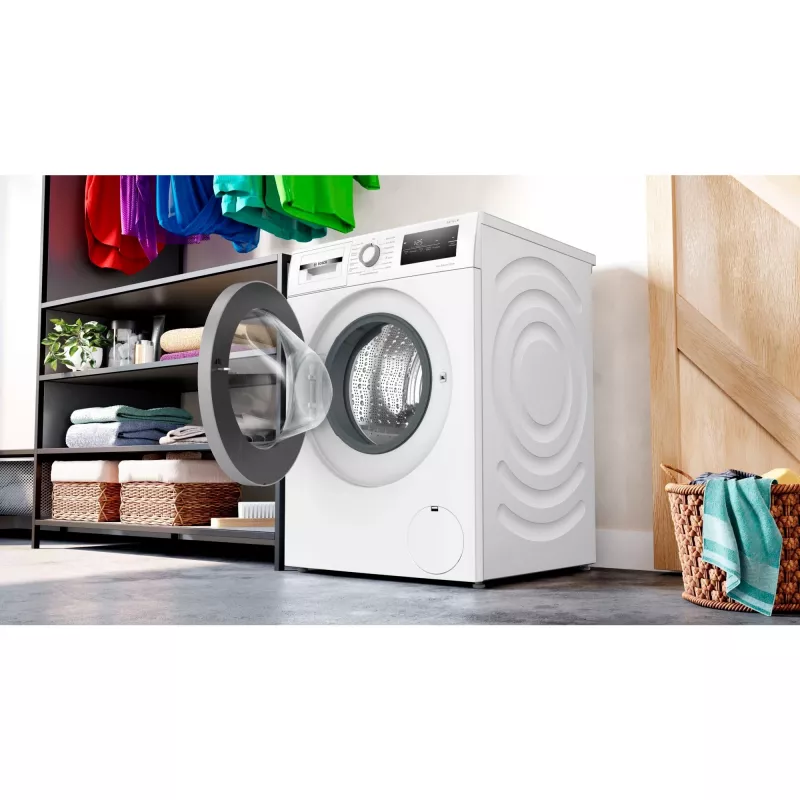 Bosch Serie 4 WAN28127 veļas mazgājamā mašīna, priekšējā ielāde, 8 kg, 1400 RPM, balta