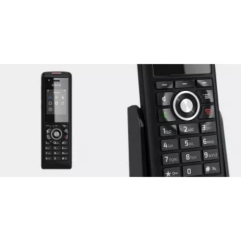 Bezvadu telefons Snom M85 Zvanītāja ID Melns