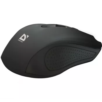 Bezvadu RF pele DEFENDER Accura MM-935 — optiskā, 1600 DPI, abpusēja, 3 pogas, USB uztvērējs, melna