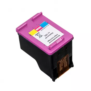 Superbulk B-H703C trīskrāsu tintes kasetne 17 ml XL raža saderīga ar HP