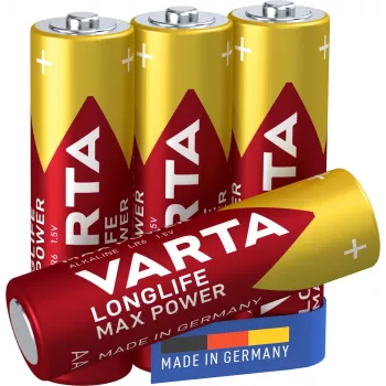 VARTA Max Tech Mignon AA baterija 1,5 V 4 gab. blisterī (4706101404)