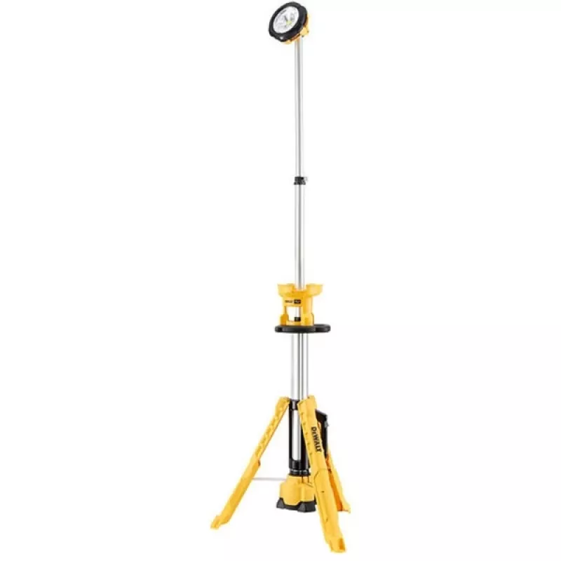 Brīvi stāvoša darba lampa DeWalt DCL079-XJ LED 3000 lm, pārnēsājama, melna/dzeltena, bezvadu, 11 h darbības laiks
