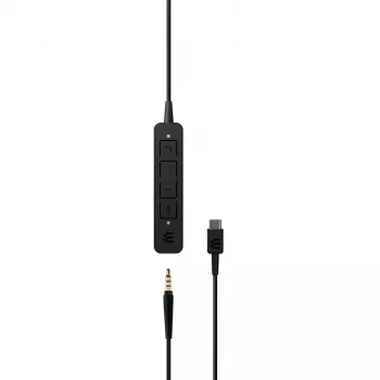 EPOS ADAPT 165 USB-C II Austiņas ar vadu, galvas saite, birojam/zvanu centram, USB Type-C, melna