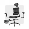 Biroja krēsls mark adler Expert 7.9 Melns — ergonomisks grozāms krēsls, melns audums, modelis MA-EXPERT 7.9 BLACK