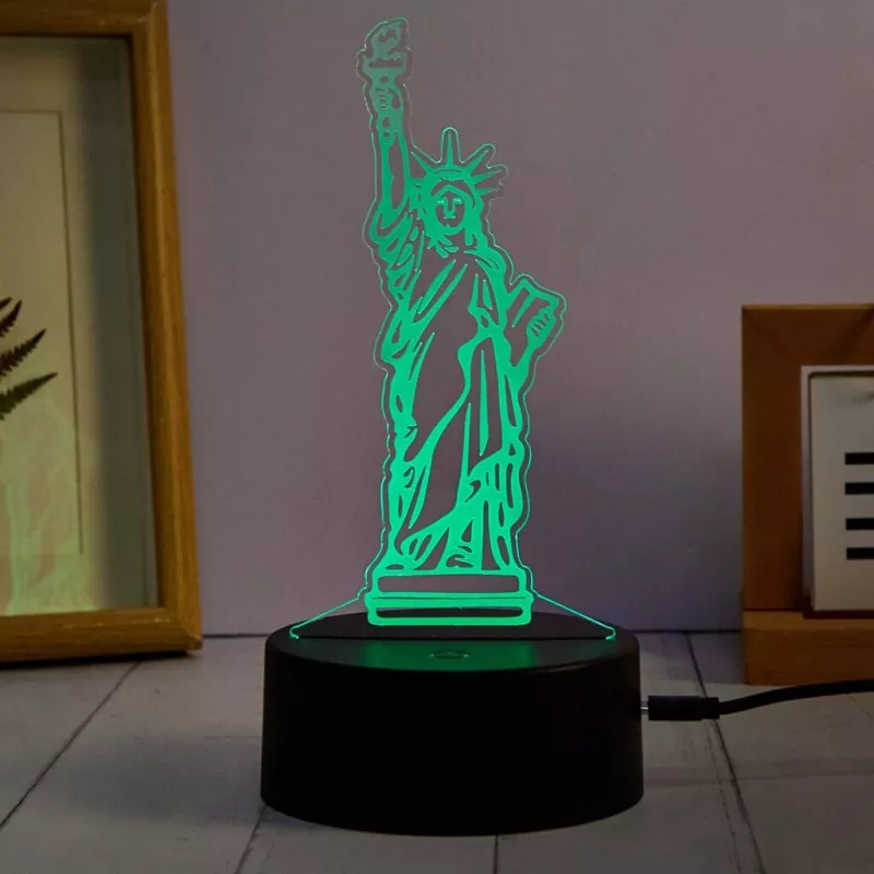Manta SNL125RGB RGB 3D dekoratīvā LED lampa ēku apgaismošanai