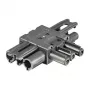 Bachmann Multiplier, GST18 - Strāvas savienotāja adapteris - 3 kontaktu (M)