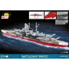 Konstruktors Cobi Kaujas kuģis Tirpitz 593 daļas, mēroga modelis