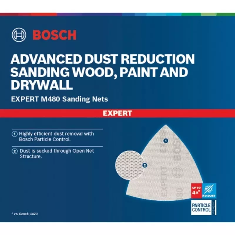 Bosch Expert M480 slīpēšanas tīkls