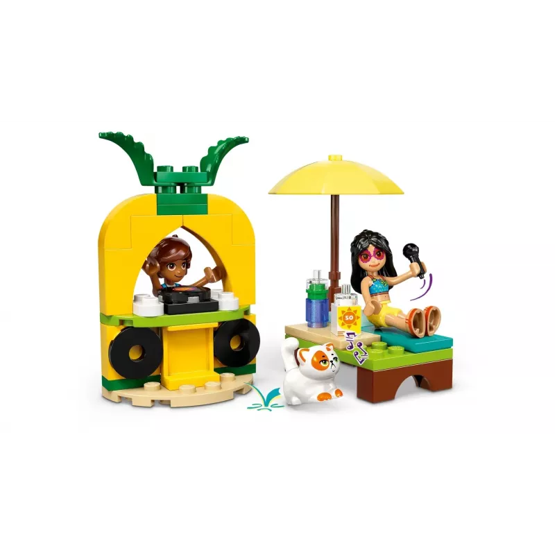 Būvēšanas rotaļlieta LEGO Friends komplekts 42658 Baseina ballīte ar Vienradzi un Flamingu, tēli un aksesuāri