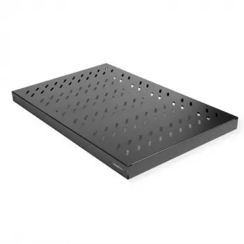 Rack plaukts ROLINE 19 inch 1U regulējams 700mm 50kg melns