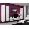 TV statnis cama meble VIGO NEW 30/180/40, balts spīdums, skaidu plātne, 1800×400×300 mm