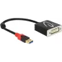 Video kabeļa adapteris DeLOCK 62737 DVI-I 0.2 m Melns