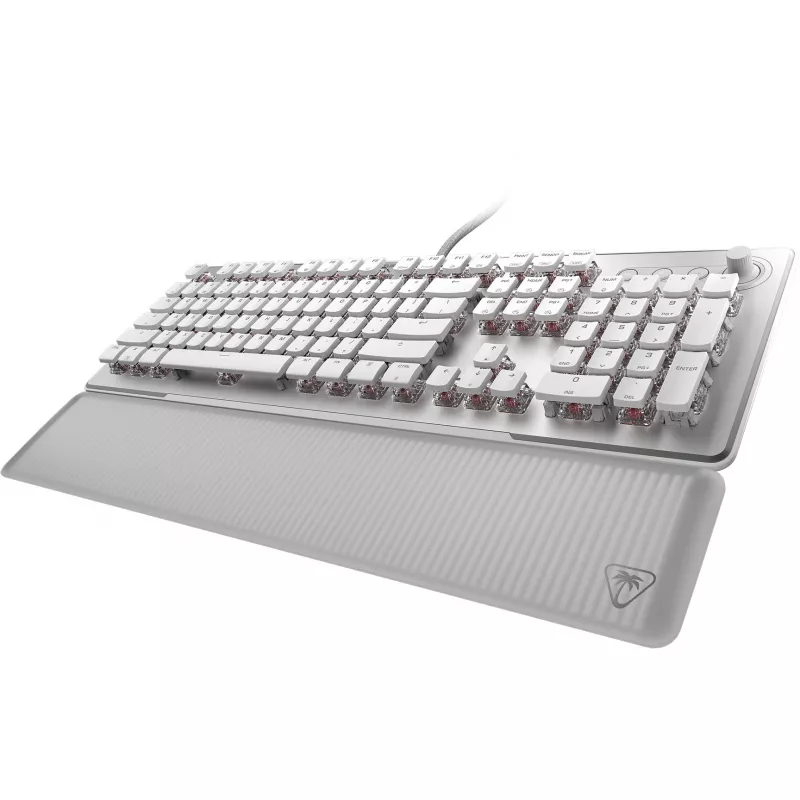 Turtle Beach Vulcan II Max tastatūra Gaming USB Vācu Baltā