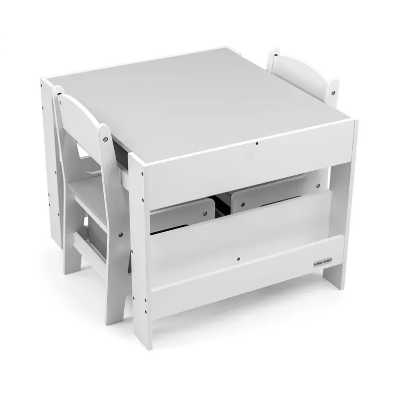 Bērnu mēbeļu komplekts Milly Mally Sven White – modelis 5488, balts