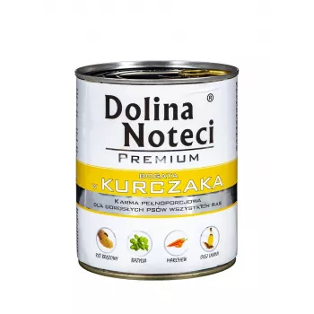 Slapjā suņu barība Dolina Noteci Poultry Adult 800g — vistas gaļa