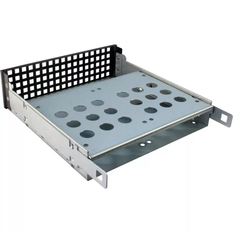 Inter-Tech IPC 1U-10255 Rack Melns