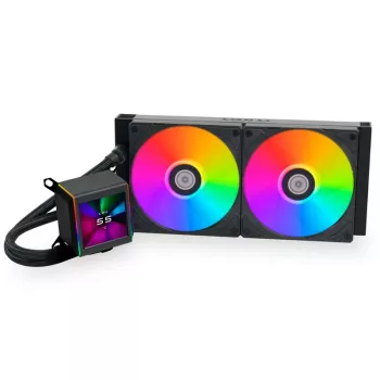 Lian Li GA II LCD šķidruma dzesēšanas komplekts 12 cm Balts