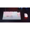 SteelSeries Apex Pro TKL Gen 3 tastatūra spēlētājiem, USB, ASV angļu izkārtojums, balta