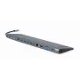 Gembird A-CM-COMBO9-01 USB Type-C 9-in-1 daudzportu adapteris (USB centrmezgls + HDMI + VGA + PD + karšu lasītājs + LAN + 3.5 mm audio), space grey