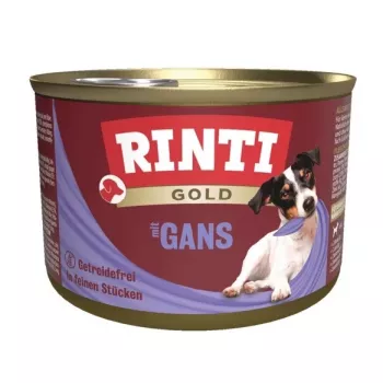 RINTI Gold Goose mitrā suņu barība - 185g