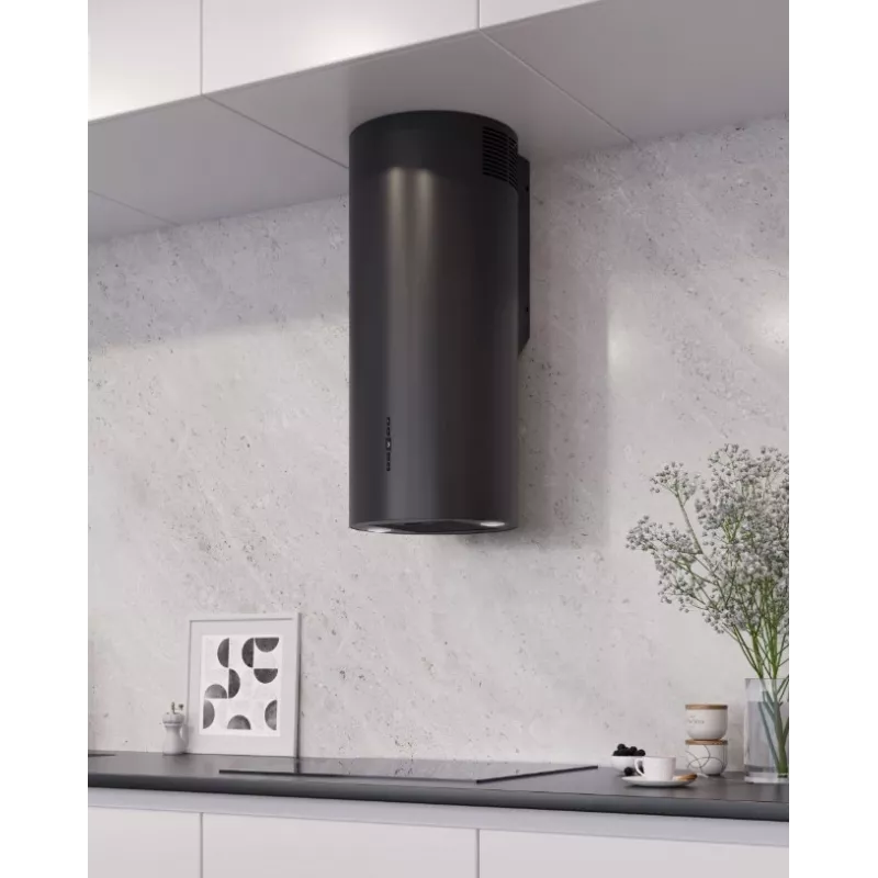 Tvaika nosūcējs iebūvējamais MAAN ELBA 2 W 731 BLACK, melns, 4 ātrumi, 61 dB