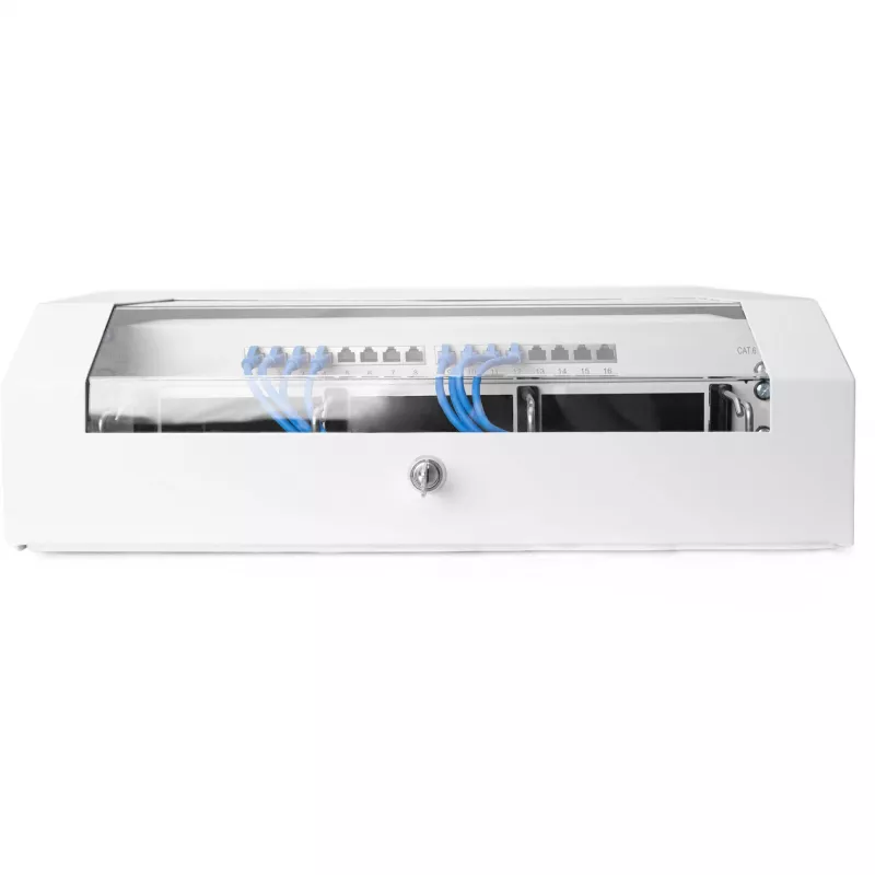 Sienas stiprināms tīkla skapis Digitus DN-19 04U-PB, 3U, pelēks
