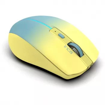 Cian Technology GmbH INCA Mouse IWM-511RS Bluetooth + Bezvadu RGB pamatkrāsa Dzeltena