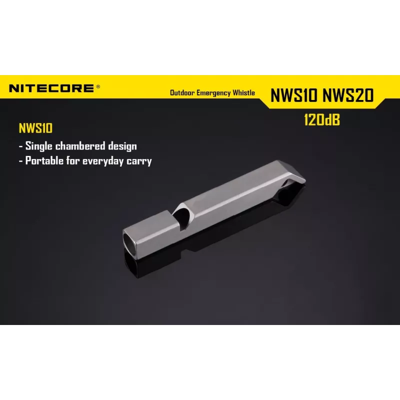 Svilpe Ārkārtas Situācijām 120DB NWS10 Nitecore