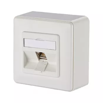 METZ CONNECT BTR IT CONNECT E-DAT Modulis 8(8) AP - Sienas kārba - RJ-45 - Tīri balts, RAL 9010 (1309110002-E)